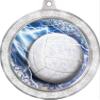 Volleyball Medal, 2 1/2" Silver Glitter Volleyball Net Medals, Great Volleyball Awards 100 Pack view 2