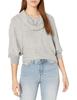 A. Byer Juniors Long Sleeve Cowl Neck Sweater, Heather Grey, XL view 1