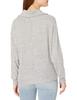 A. Byer Juniors Long Sleeve Cowl Neck Sweater, Heather Grey, XL view 2