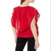 A. Byer Juniors Popover Top, Red, M view 2