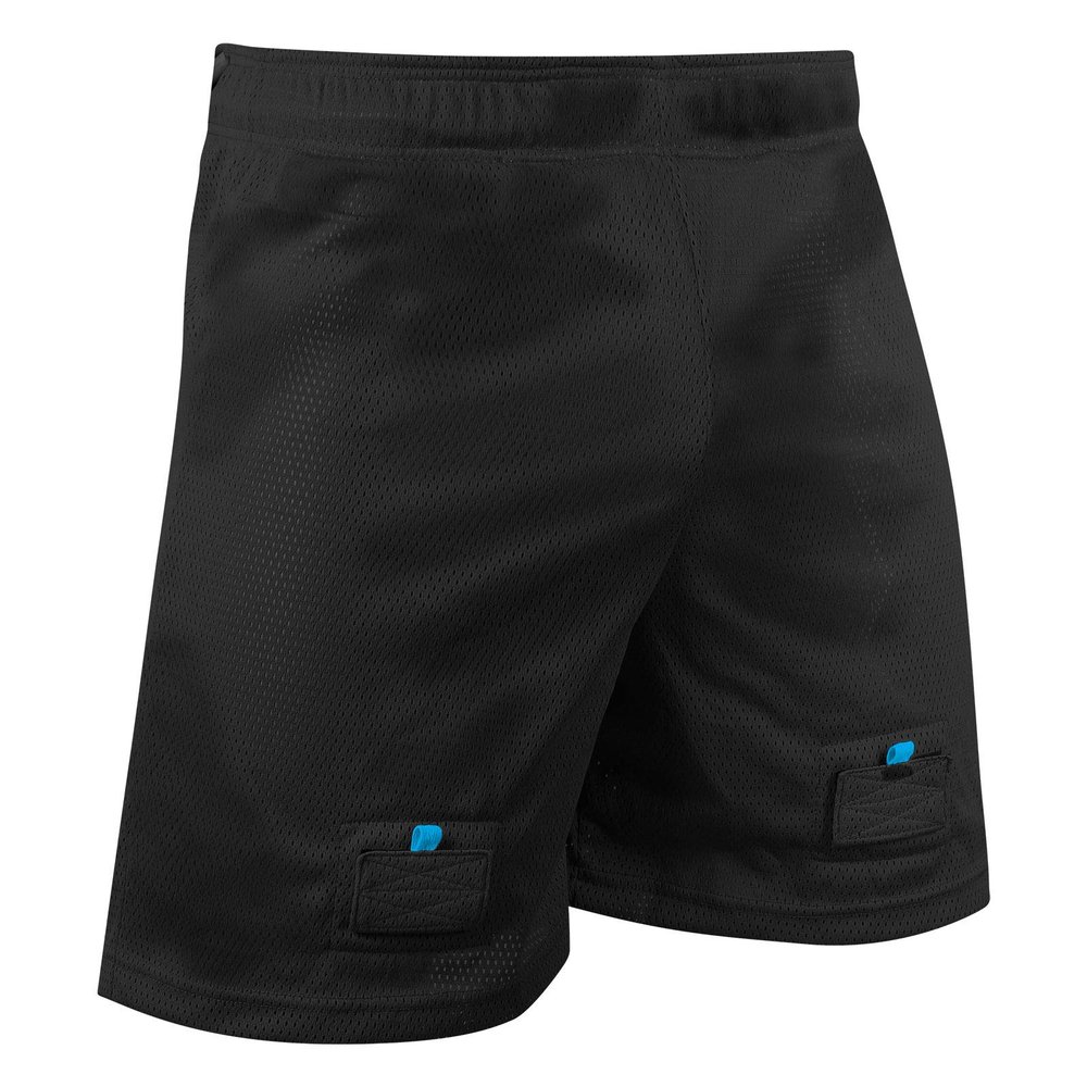 Champro Rink Textured Polyester Mesh Short, Black, Medium