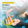 FINIS Iso Swim Training Paddles - Stroke Technique Trainer - Isolates Muscle Groups - Strapless - Black/Gold - Large view 2