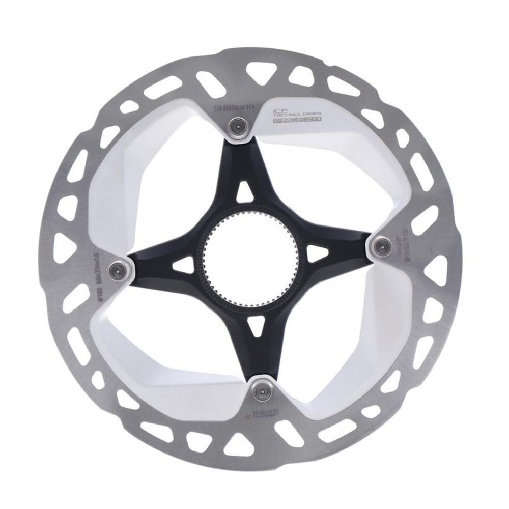 Shimano Deore XT RT-MT800 disc rotor with internal lockring, Ice Tech FREEZA, 160 mm, Silver/Black, IRTMT800SI