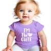 Olive Loves Apple Im Two Cute 2nd Birthday Shirt for Toddler Girls Second Birthday Outfit Purple Shirt 3T view 1