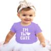 Olive Loves Apple Im Two Cute 2nd Birthday Shirt for Toddler Girls Second Birthday Outfit Purple Shirt 3T view 4