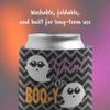 VictoryStore Custom Halloween Gender Reveal Can Cooler  Ghoul or Boo-y Design  Personalized Drink Sleeve for Baby Reveal Parties  Fits 12-16 oz Cans & Bottles  Foldable & Washable, Set of 24 view 4