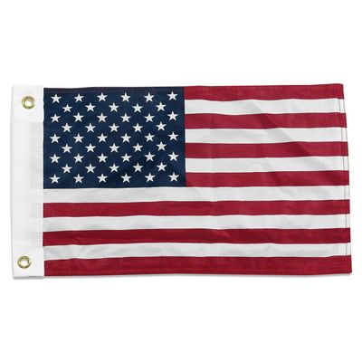 MWS 12x18 USA America 50 Star 12"x18" Polyester Boat Motorcycle Flag Grommets
