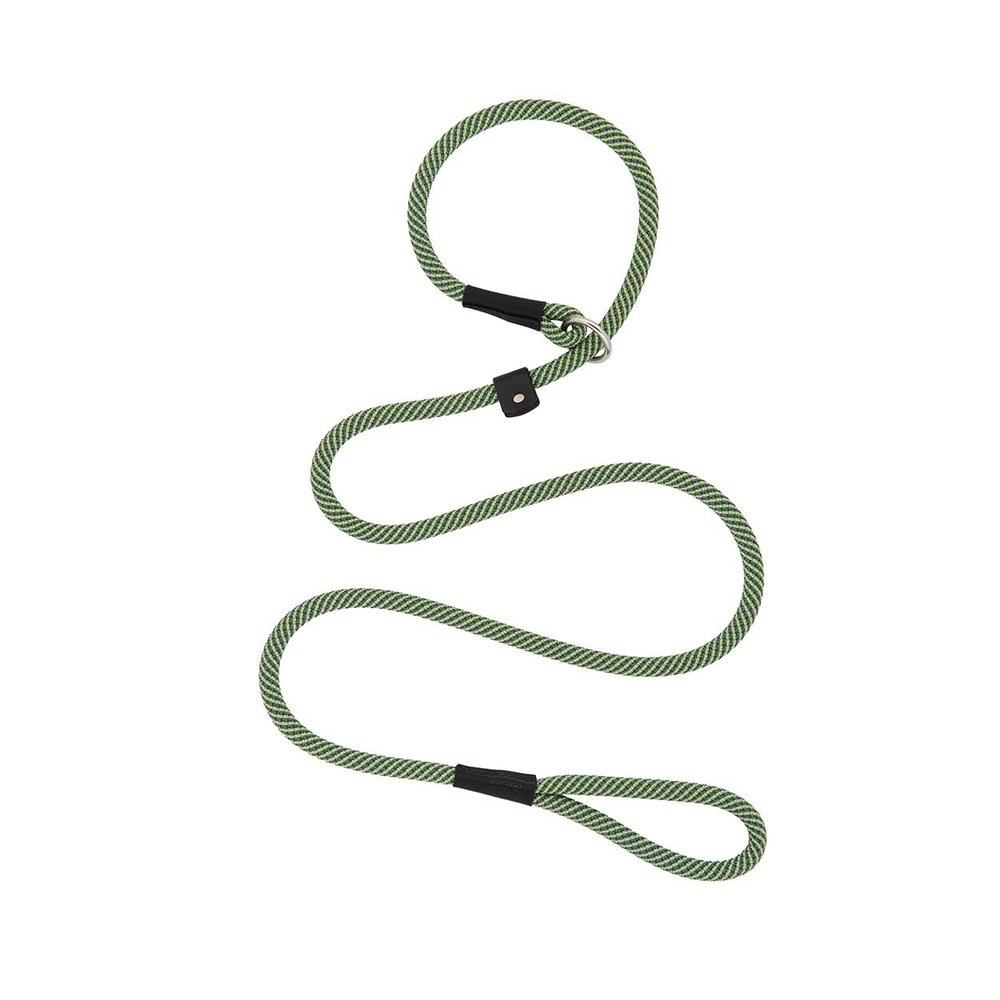 Terrain D.O.G. Elevation Slip Lead, 7/16" x 6', Lime/Slate Blue/Olive/Gray