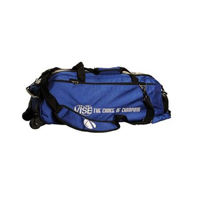 Vise Clear Top 3 Ball Tote Roller Bowling Bag- Blue