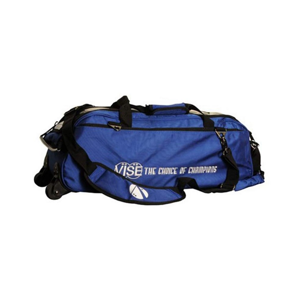Vise Clear Top 3 Ball Tote Roller Bowling Bag- Blue