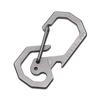 TACRAY Compact Carabiner Keychain Clip, Titanium EDC key holder, Anti-Lost Keychain Hook, Multi-tool Bottle Opener Keychain, Quick Released Backpack Clasp view 1