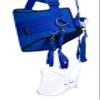 GAFFER SPORTFISHING Adjustable Fishing Belt & Shoulder Harness | Offshore Fighting Belt with Rod Holder | Foam-Padded Fish Fighting Harness | Durable Saltwater Stand-Up Rod Belt for Fishing - Blue view 3