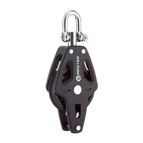 PLAIN BEARING BLOCK Sailboat Dinghy Hardware 90mm 3.54" Single Swivel Shackle Becket Master BP-0902F