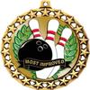 Bowling Medal, 2 1/2" Galaxy Star Bowling Most Improved Medals, Great Bowling Awards 50 Pack Prime view 2