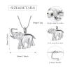 Elephant Urn Necklace for Ashes Animal Cremation Jewelry for Women Men Stainless Steel Memorial Necklaces Ash Holder for Human Pets Keepsake Jewelry with Filler Tool (Silver) view 2