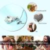 Elephant Urn Necklace for Ashes Animal Cremation Jewelry for Women Men Stainless Steel Memorial Necklaces Ash Holder for Human Pets Keepsake Jewelry with Filler Tool (Silver) view 3