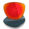 Mryok 4 Pair Polarized Replacement Lenses for Oakley Frogskins LX Sunglass - Stealth Black/Fire Red/Ice Blue/Emerald Green view 3