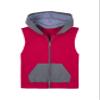 Fruit of the Loom boys Fleece & Sweatpants Vest, Vest - True Red, Medium US view 1