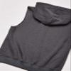 Fruit of the Loom Boys' Fleece Full Zip Sleeveless Vest, CHARCOAL HEATHER/TIMES SQUARE NAVY STRIPE, Medium view 3