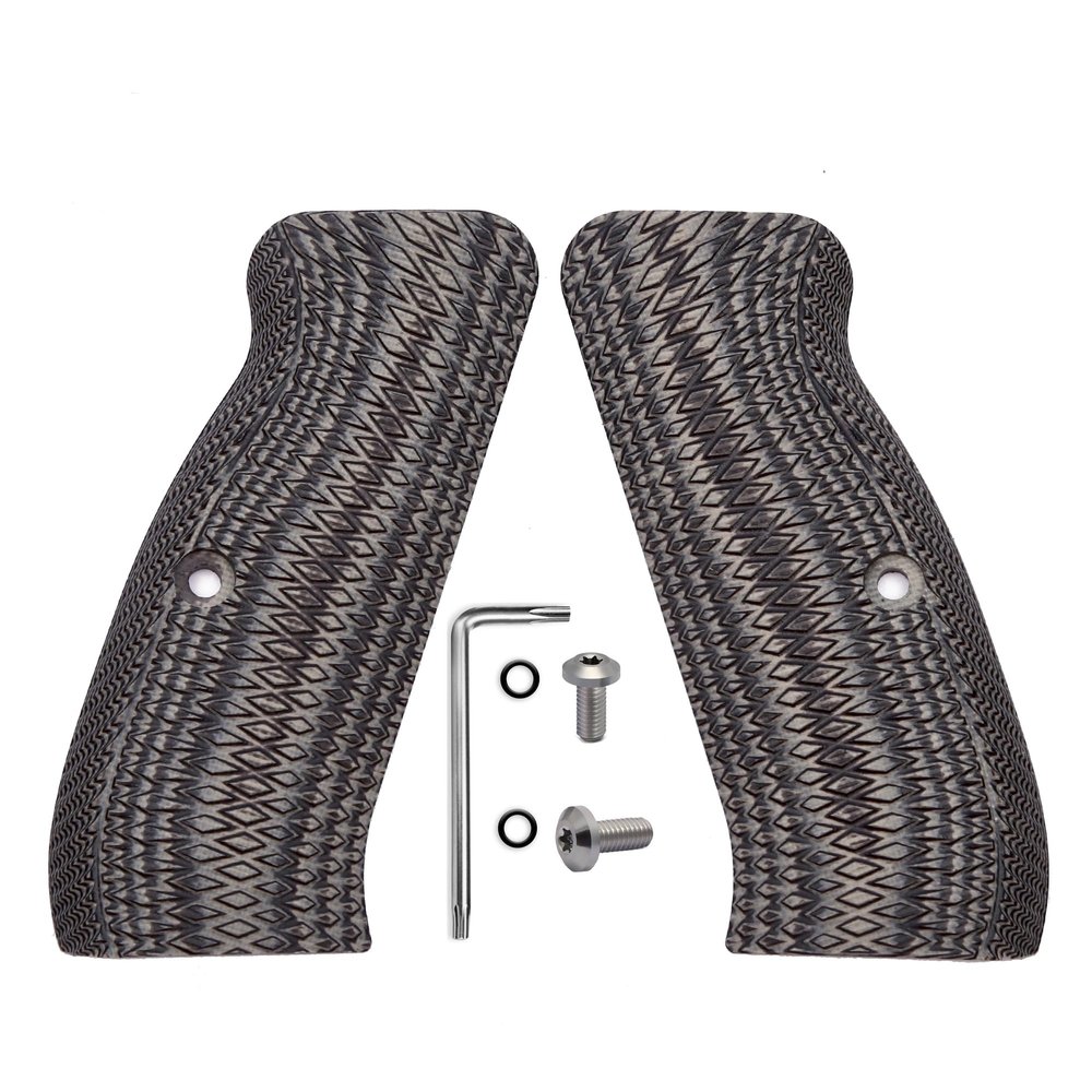 Guuun G10 CZ Grip for Full Size CZ 75 Matrix Light Texture