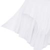 iiniim Kids Girls Modern Lyrical Dance Costumes Dress Sleeveless Sequins Criss-Cross Back Ballet Leotard Irregular Hem Dress White 8 view 4