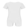 Agoky Kids Boys Girls Team Basic Gymnastics Leotard Ballet Dance Jumpsuit Unitard Bodysuit Athletic Biketard White 10 view 2
