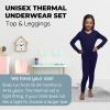 Ultra Dry Children Thermal Underwear Set by Outland; Base Layer; Soft Fleece; Top&Leggings Navy view 3