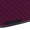 Dover Saddlery DS Quilted All-Purpose Piped Saddle Pad, Size: All-Purpose-A/P, Color: Burgundy/Light Grey/Black view 2