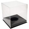 OnDisplay Deluxe Acrylic UV-Protected Basketball/Soccer Ball Display Case -- Luxury Handmade Clear Memorabilia Display (Black Base) view 3