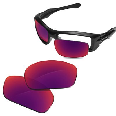 Glintbay 100% Precise-Fit Replacement Sunglass Lenses for Oakley Monster Pup - Polarized Midnight Sun Mirror