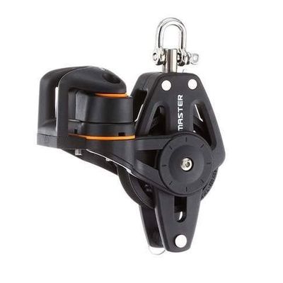 PLAIN BEARING BLOCK Sailboat Hardware 50mm 2" Single Swivel Shackle Becket Angle Fairlead Cleat Master BP-0511FE