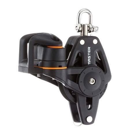 PLAIN BEARING BLOCK Sailboat Hardware 50mm 2" Single Swivel Shackle Becket Angle Fairlead Cleat Master BP-0511FE