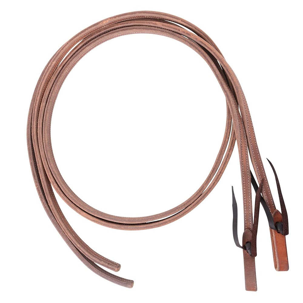 Martin Saddlery Split Reins 5/8-inch Thick Tied Ends with Double Stitched Heavy Harness