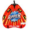 Rave Sports Ripper Inflatable Towable Tube, 1-2 Riders, Unique Shape for Fast Tubing, Nylon Cover, Four Foam-Filled Reinforced Handles, Quick Connect Tow Point, Boat Tubes and Towables view 1