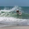 USA Made Slapfish Skimboard - Fiberglass & Carbon - Riders up to 140 lbs - 41" with Traction Deck Grip - Kids & Adults - 4 Colors (Red Board) view 3