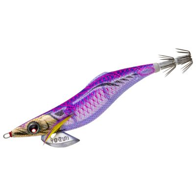 Duel YO-Zuri A1753-KVPU-Keimura Purple Lure, Egi Aoli Q Fin Ace, No. 2.5, Weight: 0.3 oz (10 g)