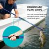 GAFFER SPORTFISHING Aluminum Fish Gaff Hook | Lightweight Fishing Pole with Sharp Stainless Steel Spear Hook | Ergonomic Foam Grips, Secure Lanyard | Saltwater & Freshwater Fishing Gaff | 54" Blue view 4