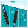 GAFFER SPORTFISHING Aluminum Fish Gaff Hook | Lightweight Fishing Pole with Sharp Stainless Steel Spear Hook | Ergonomic Foam Grips, Secure Lanyard | Saltwater & Freshwater Fishing Gaff | 54" Teal view 2