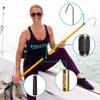 Gaffer Sportfishing 2-Piece Extendable Fishing Gaff Hook - Heavy-Duty Fishing Gaff Pole with Stainless Steel Hook - Durable, Corrosion-Resistant Design for Saltwater & Freshwater Fishing Pole - Gold view 3