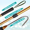 Gaffer Sportfishing 2-Piece Extendable Fishing Gaff Hook - Heavy-Duty Fishing Gaff Pole with Stainless Steel Hook - Durable, Corrosion-Resistant Design for Saltwater & Freshwater Fishing Pole - Gold view 4
