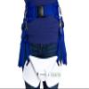 GAFFER SPORTFISHING Wide Body Fishing Belt  Adjustable Rod Holder Fighting Belt for Offshore & Saltwater  EVA Padded Harness with Stainless Steel Gimbal  Deep Sea Fishing Gear | Blue view 3