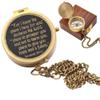 For I Know The Plans I Have For You, Jeremiah 29:11, Solid Brass Directional Engraved Compass, Baptism Gifts for Boys Girls, First Communion, Christian Gifts for Men, First Confirmation Gifts for Boys view 1