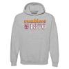 AH1177 - Loyola University Chicago Ramblers Throwback Year Stripe Hoodie - X-Large - Sport Grey view 1