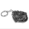 Authentic Harry Potter Hogwarts Crest 3 Inch Diecast Keychain Stylish 3 in Replica Featuring Ravenclaw Slytherin Gryffindor Hufflepuff House Figures Pendant 3" Unique Decorative Charm Accessory Gifts view 2