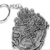 Authentic Harry Potter Hogwarts Crest 3 Inch Diecast Keychain Stylish 3 in Replica Featuring Ravenclaw Slytherin Gryffindor Hufflepuff House Figures Pendant 3" Unique Decorative Charm Accessory Gifts view 3