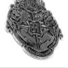 Authentic Harry Potter Hogwarts Crest 3 Inch Diecast Keychain Stylish 3 in Replica Featuring Ravenclaw Slytherin Gryffindor Hufflepuff House Figures Pendant 3" Unique Decorative Charm Accessory Gifts view 4