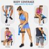 DoubleUP Roller D5 Leg & Arm Massager, Metal Frame, 5 Rollers & Case, Blue view 3
