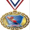 Cricket Medal, 2 1/2" Galaxy Star Cricket Bat Medals, Great Cricket Awards 50 Pack Prime view 1