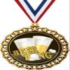 Beer Pong Medal, 2 1/2" Galaxy Star Beer Pong Medals, Great Beer Awards 50 Pack Prime view 1