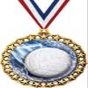 Volleyball Medal, 2 1/2" Galaxy Star Volleyball Net Medals, Great Volleyball Awards 50 Pack Prime view 1